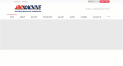 Desktop Screenshot of jbcmachine.com